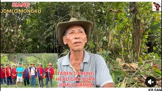 Head Gaon Burah Of The Area, Taben Darung, Expresses Strong Dissatisfaction