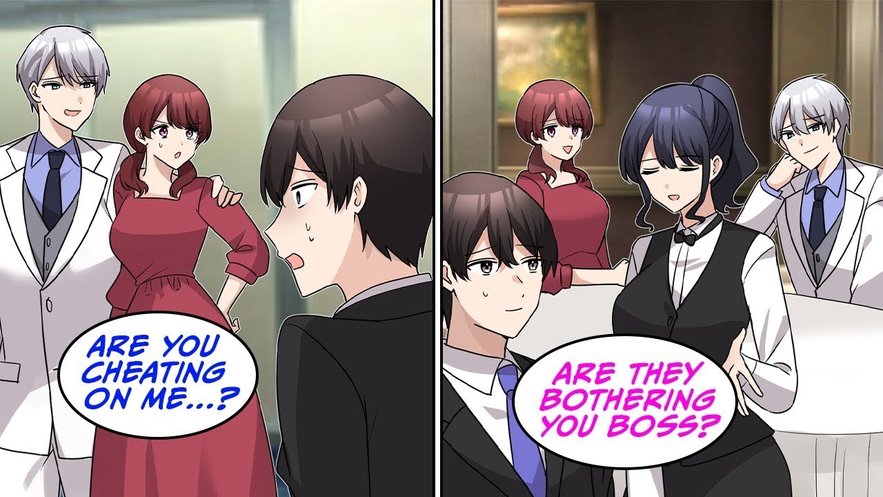 I caught my girlfriend cheating on me in front of a super expensive restaurant [Manga Dub]