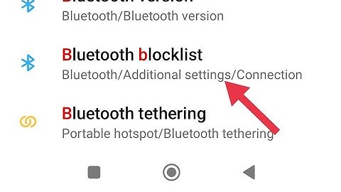 Bluetooth blacklist settings, redmi note 7 me Bluetooth blacklist check kaise kare