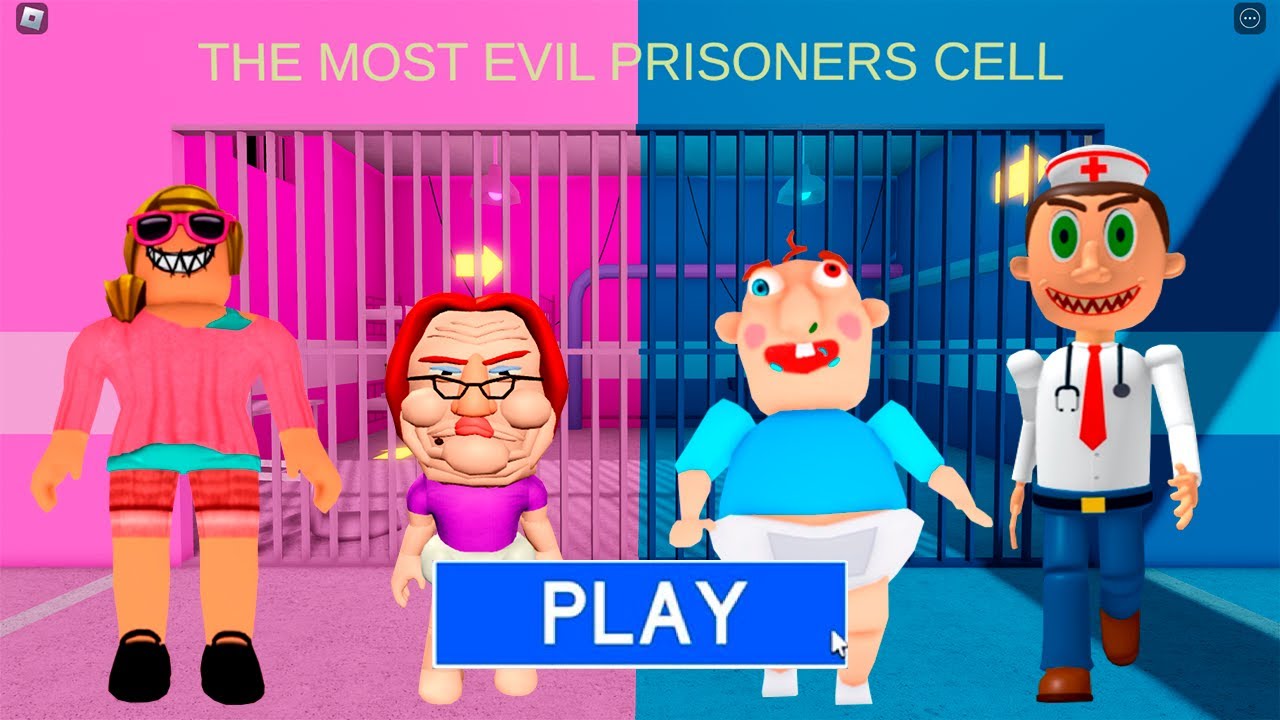 BOYS VS GIRLS STEPMOM AND BABY BETTY VS EVIL DOCTOR AND BABY BERRY? OBBY ROBLOX 