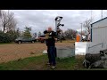 Starting to stretch it out 66 yd goat target #archery #hoytarchery #3darchery #hunting