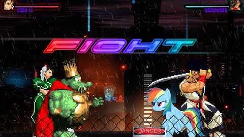 MUGEN Request: King K.Rool & Chun-Li Vs Rainbow Dash & Haohmaru
