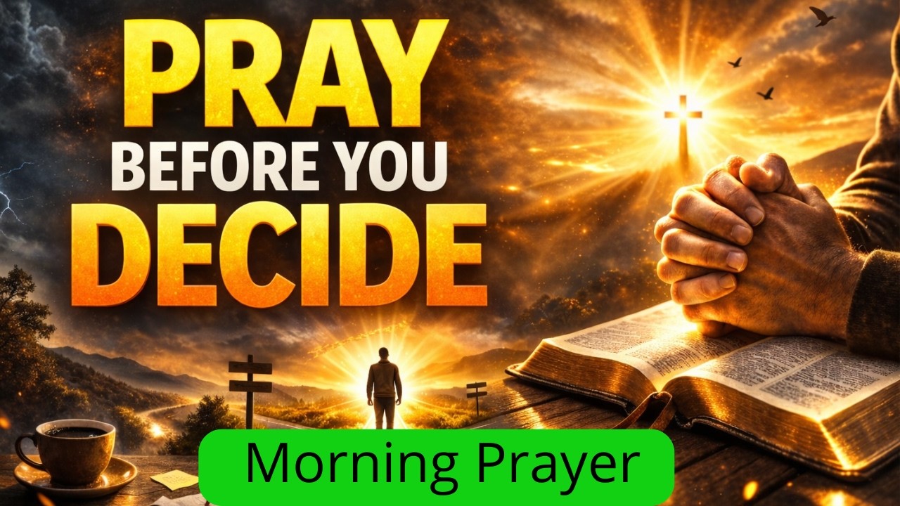 PRAY BEFORE YOU DECIDE — God Answers Before You Make a Mistake | Morning Prayer
