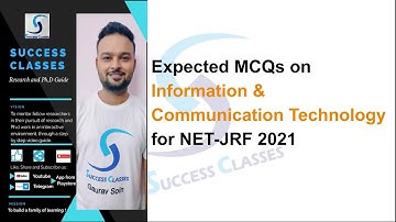 Expected MCQs on Information & Communication Technology for NET-JRF 2021 | Gaurav Soin