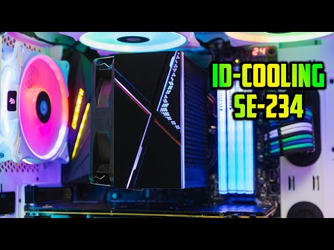 $45 Air Cooler | ID COOLING SE 234 ARGB - Review, Install Guide & Temps