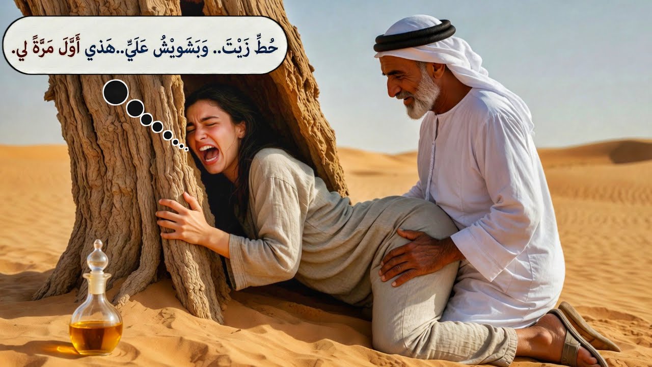 فتاة عشرينية ورجل سبعيني في قلب الصحراء.. علاقة غريبة حيرت الجميع!