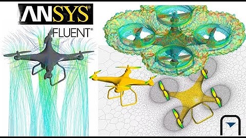 [CFD] DJI Phantom 3 is hovering simulation by using Sliding Mesh (ANSYS 2022R2)