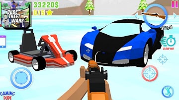 Dude Theft Wars: Open World Sandbox Simulator BETA - New Kart Vehicle Episode | Android Gameplay HD