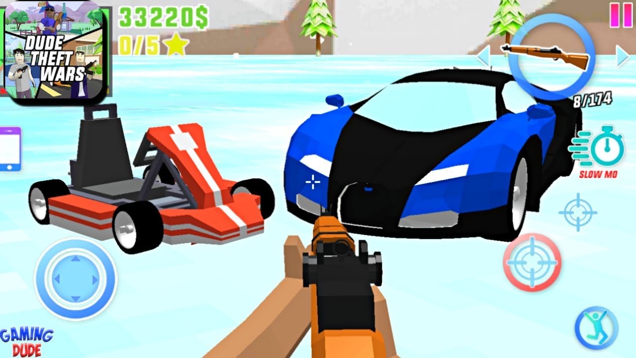 Dude Theft Wars Open World Sandbox Simulator BETA New Kart Vehicle