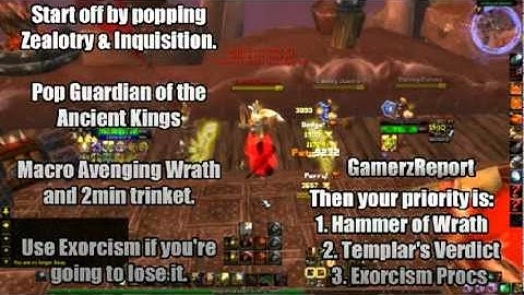 Ret Paladin Patch 4.2 Simple Rotation 40k+ Crits