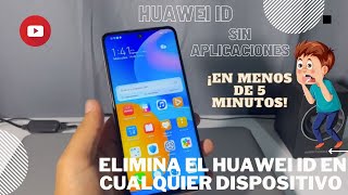 Como eliminar el Huawei ID cualquier equipo HUAWEI, método INFALIBLE, con acceso a menú JUNIO 2023!!