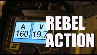 Esab Rebel Emp215Ic Welder - In Action