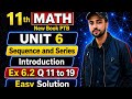 11th Class Math Unit 6 Exercise 6.2 Q-11 to 19 Solved | Sequence and Series | PTB New Book