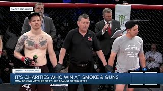 Smoke & Guns Match Benefits Charities by KJRH -TV | Tulsa | Channel 2 181 views 1 day ago 2 minutes, 32 seconds