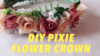 DIY PIXIE FLOWER CROWN // LONDON DIYs