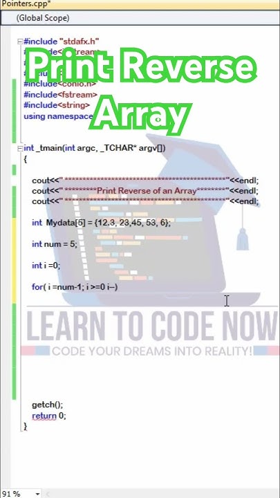 Print Reverse Array. #programmingtips #codingandprogramming #codinglife ...
