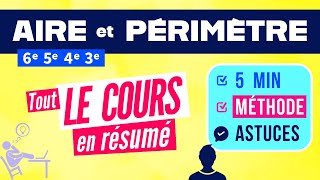 Primtre Et Aire 6eme Cours Et Mthode