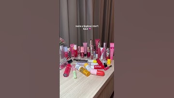 my lippies collection 🎀🩷 #lipgloss #lippies #makeup #beauty #sephora #catherinemaaaae