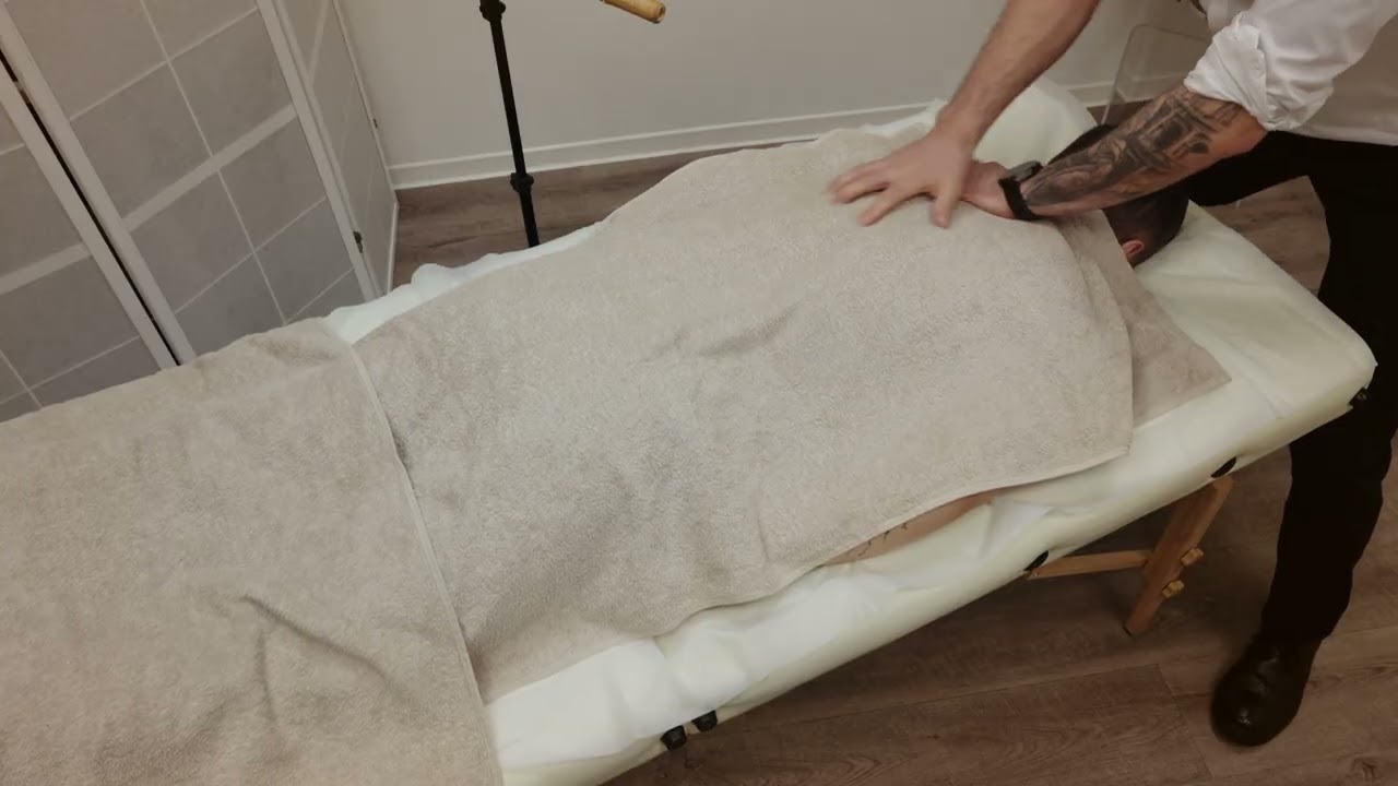 ASMR Back Massage Through Towel | 18 Minutes Deep Relaxing Massage for Sleep & Stress Relief