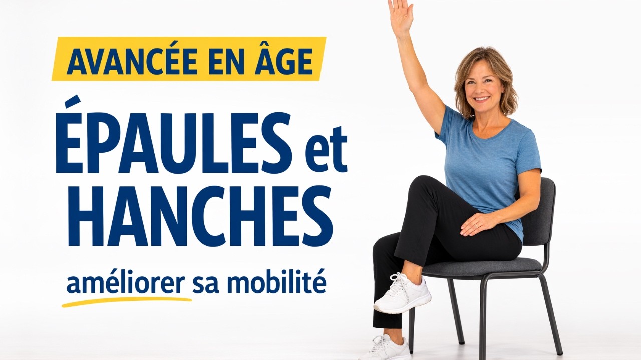 Avancée en âge : un exercice simple pour les épaules et les hanches