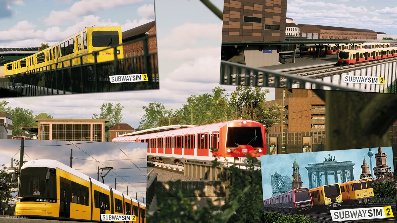 SubwaySim 2 U-Bahn, S-Bahn und Straßenbahn in Berlin und Hamburg | NEUE ANKÜNDIGUNGEN!
