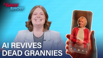 AI Debuts Face-Planting Robots, Human-ish Country Singers & Reincarnated Grandmas | The Daily Show
