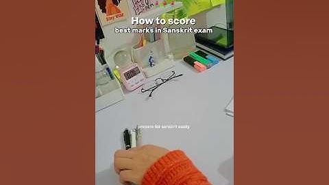How to score good marks in Sanskrit exam 🌷🎀📚|| #study #yt #studytips #trending #studycircle