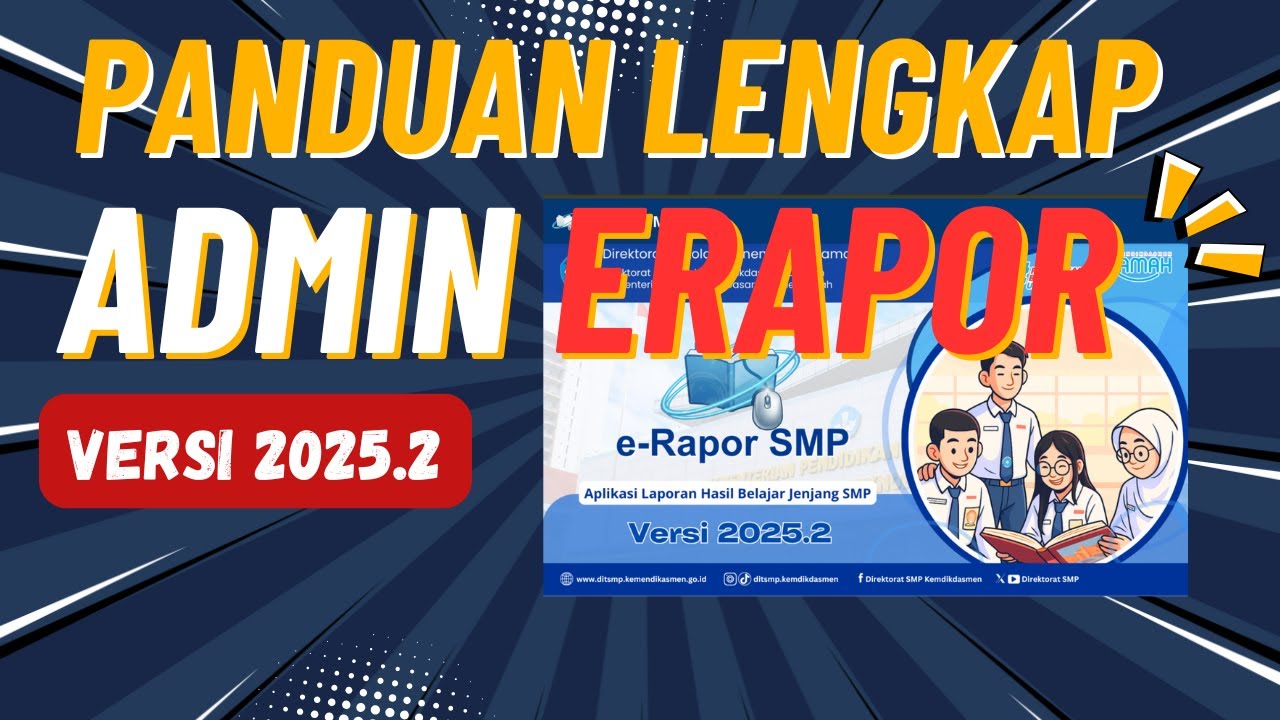 Mudah! Panduan LENGKAP Admin eRapor 2025.2: Setting Data Kokurikuler 