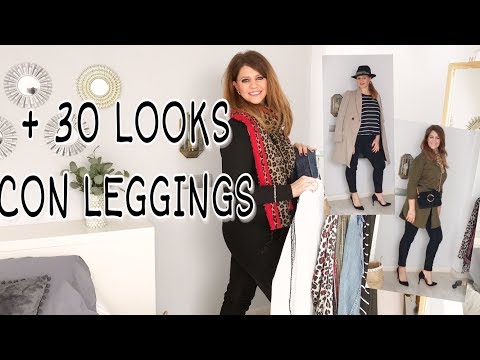 Moda / Como combinar leggings y hacer looks diferentes / Black