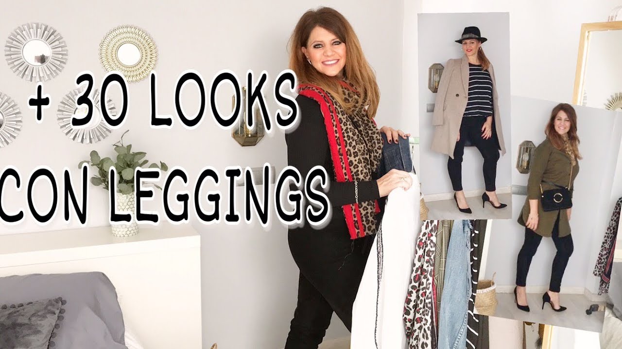 Moda / Como combinar leggings y hacer looks diferentes / Black