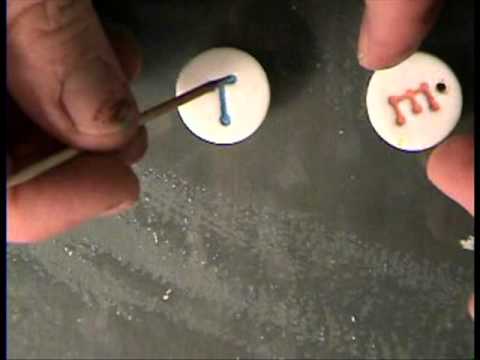 Polymer Clay Stamps letters Embossing Letters 