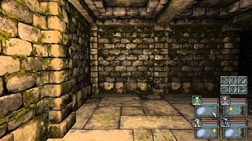 Legend of Grimrock - A lone pillar of light stands alone in the night