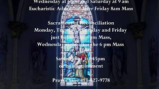 7/22/2026 8:00 am Tuesday Holy Mass Saint for Lawrence of Brindisi, Priest and Doctor