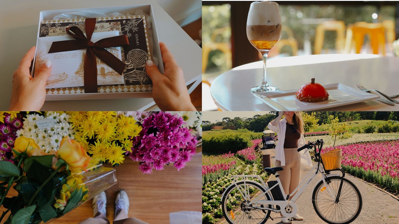 Hello dezembro: dias de primavera na serra, café gelado & passeio de bike no parque