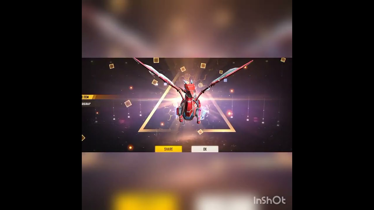 FREE FIRE NEW DRAGON ANIMATION SPINNING//FF