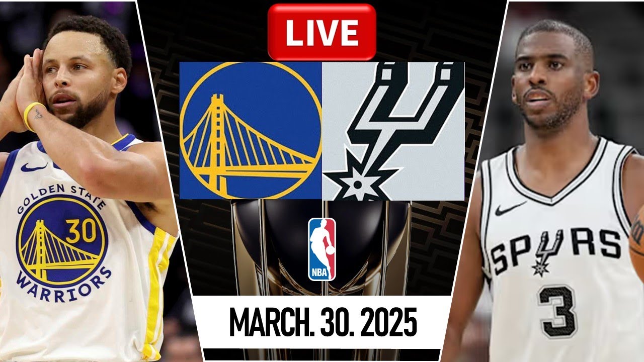 NBA LIVE! Golden State Warriors vs San Antonio Spurs | March 30, 2025 | Spurs vs Warriors NBA 2K25