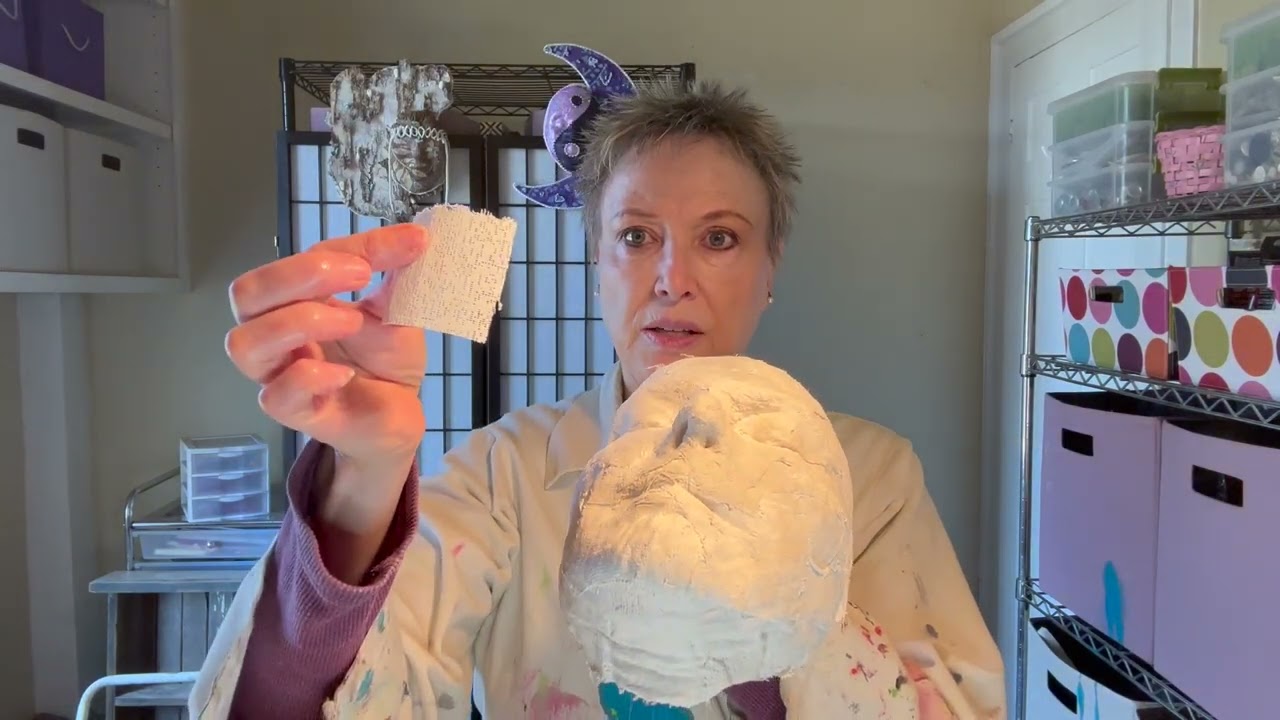Preparing Your Plaster Mask to Decorate