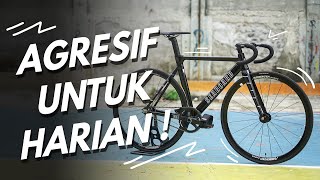 Rakit dan Review Sepeda Fixie Tsunami Seaboard FA03 ! Agresif untuk Harian !