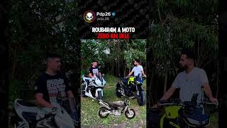 Roubaram a moto zero km dele