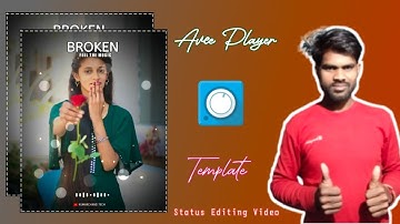 Avee Player Template | Hindi song pe template | New Avee Player Template video 2023