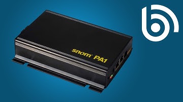 snom PA1 VoIP/SIP Tannoy & Public Announcement System Unboxing