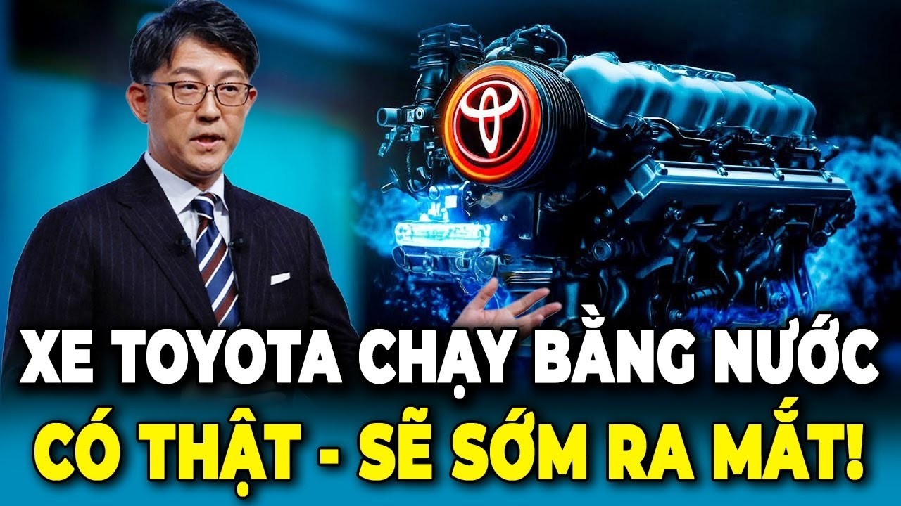 Chiếc Xe Chạy Bằng Nước Của Toyota Là Có Thật Và Sẽ Sớm Ra Mắt