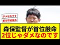 【速報】森保監督がスウェーデン戦「首位突破」を厳命！2位じゃダメなのですか？ダメなのです！！