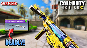 🔥 STEN SMG MELTS in Season 9 Secret META Loadout COD Mobile | Call of Duty Mobile Season 9 #codm 