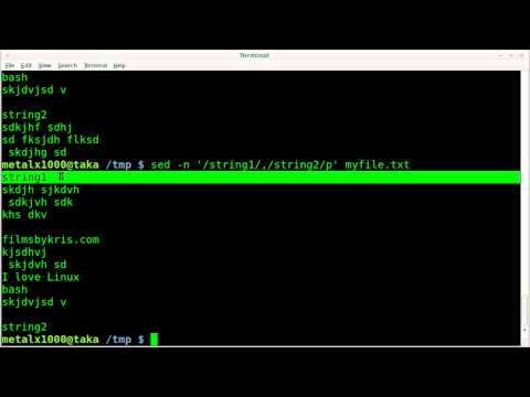 Read All Lines Between Two Strings - BASH - Linux