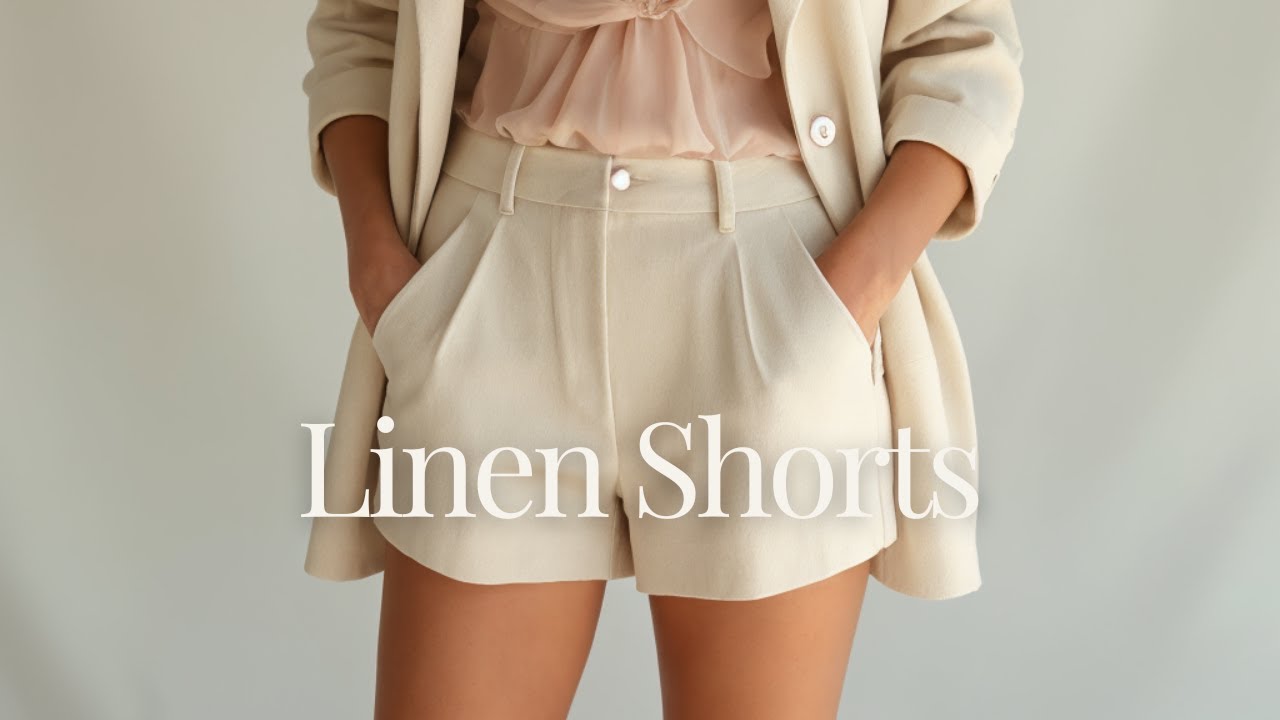 High Waisted Linen Shorts That Actually Look Good