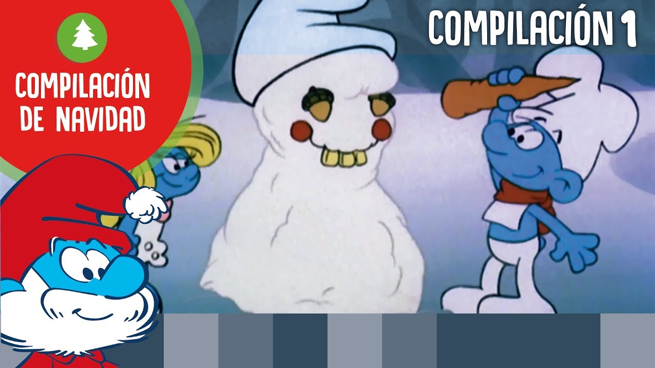 Compilación De Navidad 1 • Los Pitufos Youtube 