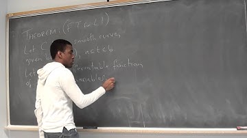 Math 392 Lecture 5 - The Fundamental Theorem for Line Integrals
