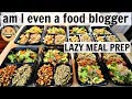 Lazy "No Time to Meal Prep" Vegan Meal Prep in One Hour (REALISTIC)