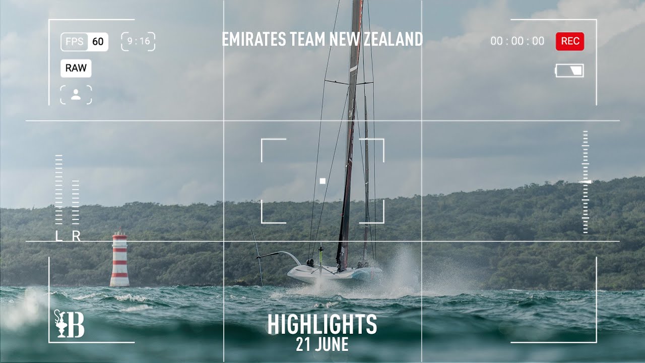 ⁣Emirates Team New Zealand LEQ12 Day 36 Summary